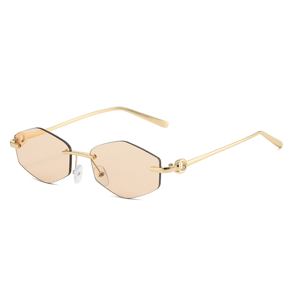 Street Fashion Glasses - 마름모꼴 폴리곤 선글라스 2026 신상품 |