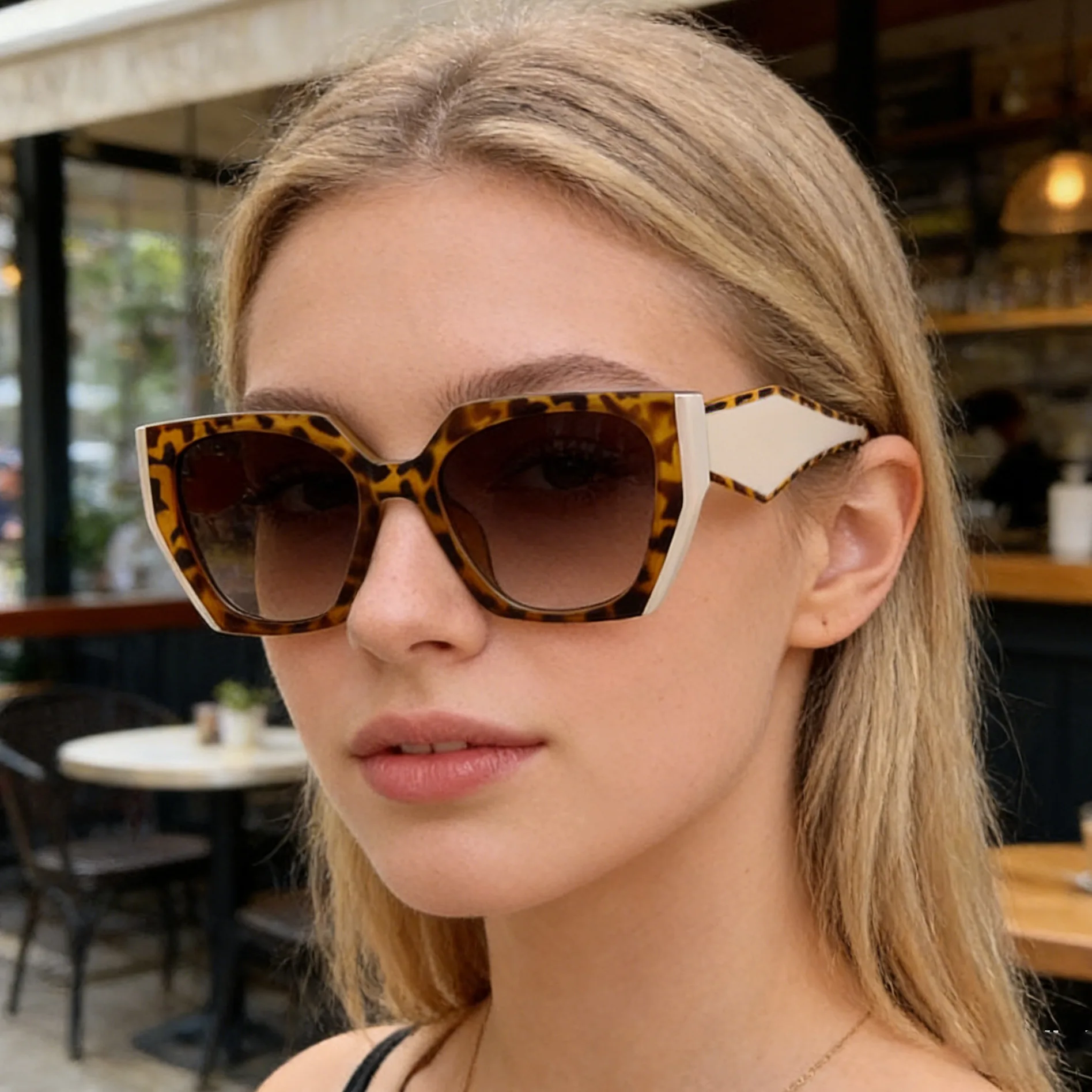 Street Fashion Glasses - 2026 신상 여성용 풀프레임 캣아이 선글라스,