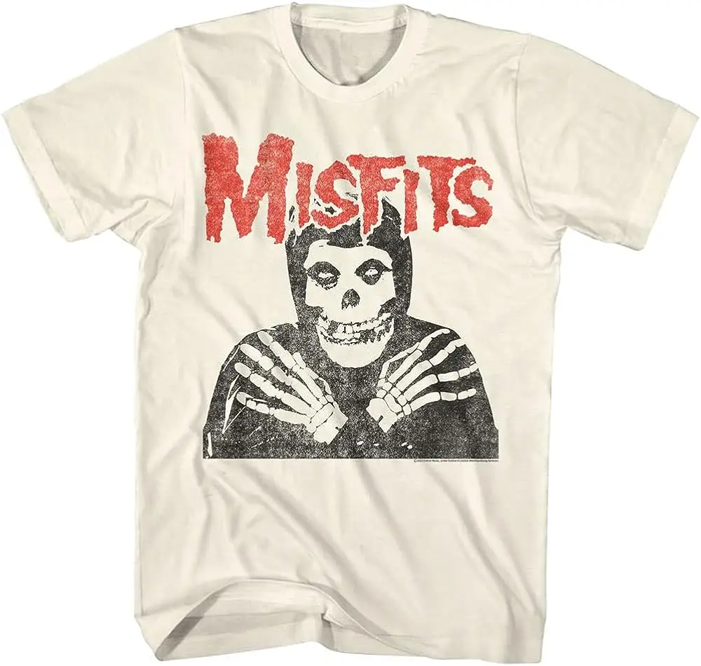 Street Fashion Jersey - Misfits 펑크 스타일 티셔츠, 레트로 스트리트