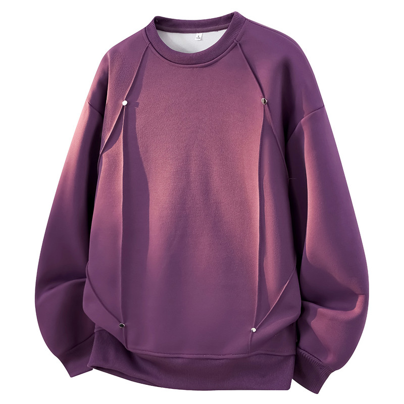 남성용 오버사이즈 크루넥 스웨트셔츠 메탈 리벳 스플라이 - Oversized Crewneck Fleece 리뷰 및 가격