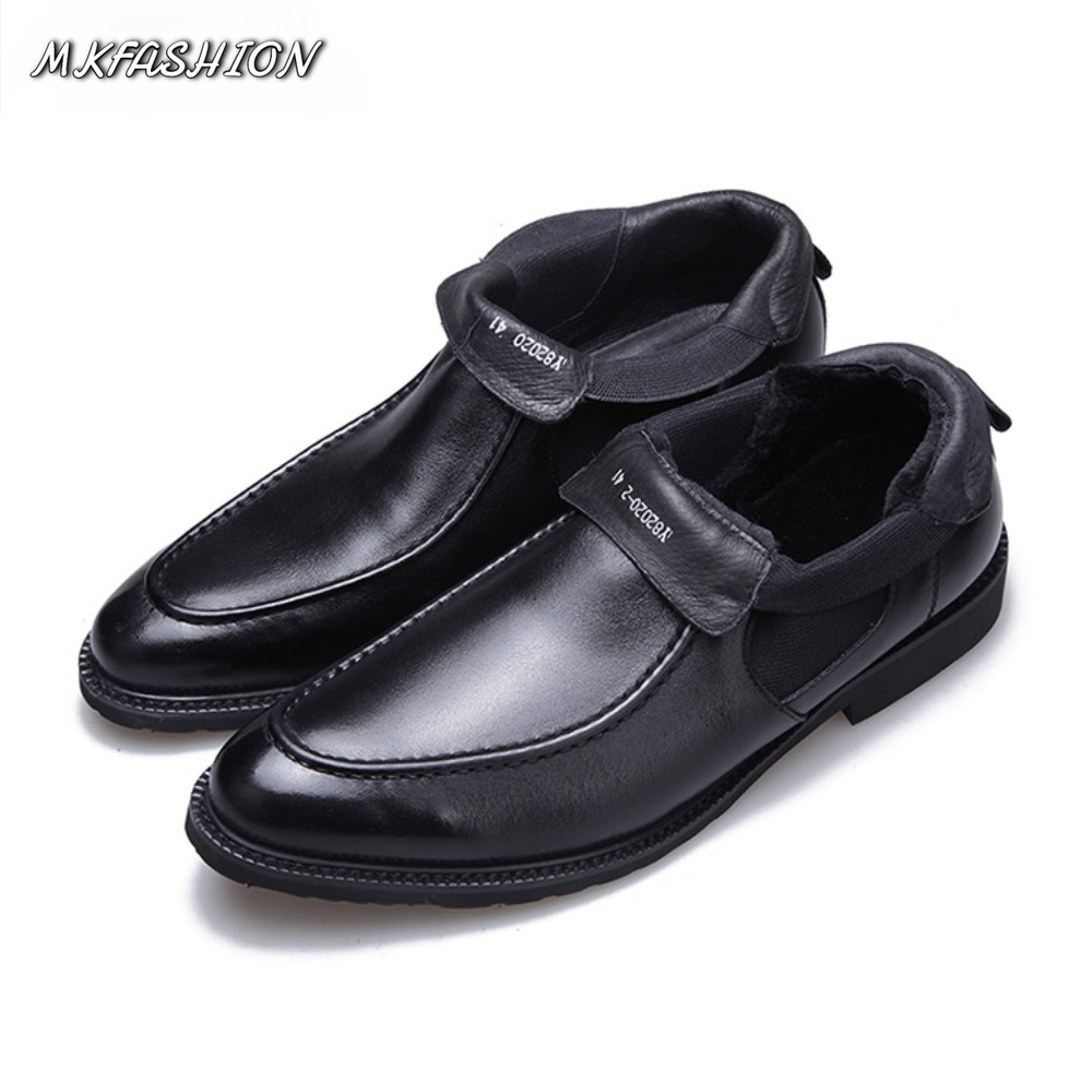패션 컴포트 앵클 부츠 남성용 부드러운 가죽 고무 밑창 - Street Fashion Online 리뷰 및 가격
