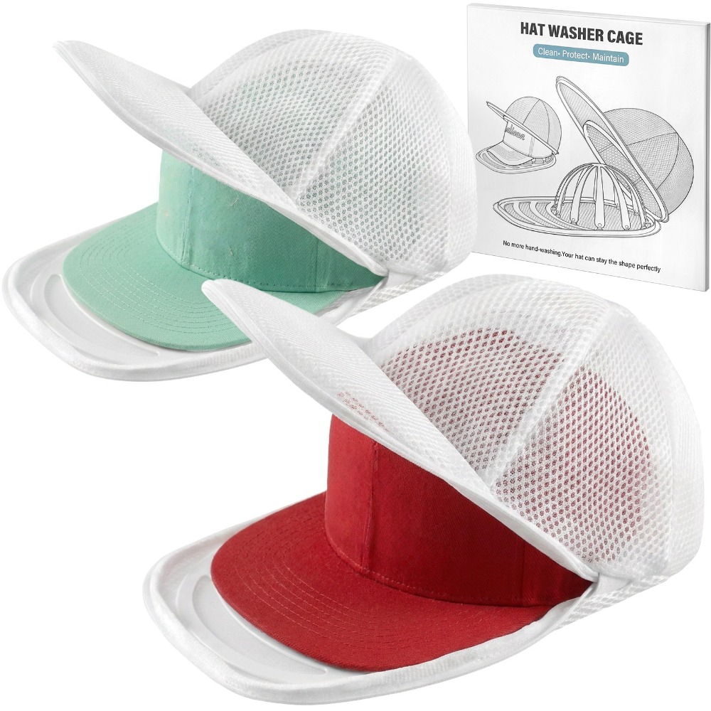 세탁기용 모자 세척 케이지 2/4팩, 메쉬 백이 있는  - Baseball Cap Fitted 리뷰 및 가격