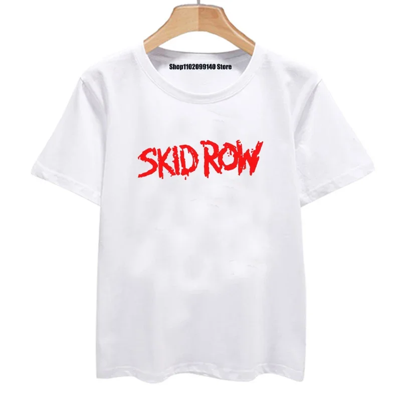 남녀공용 스키드 로우 그래픽 티셔츠, 스트리트 캐주얼  - Street Fashion Jersey 리뷰 및 가격