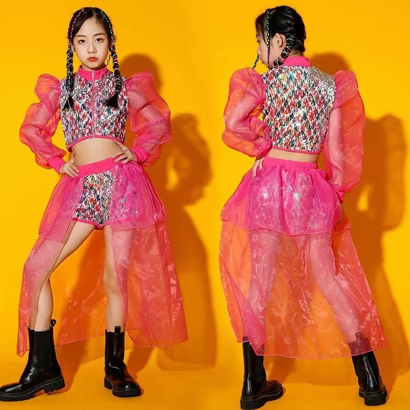 여자 재즈 댄스 의상 스팽글 퍼포먼스 의상 패션 모델  - Street Fashion Online 리뷰 및 가격