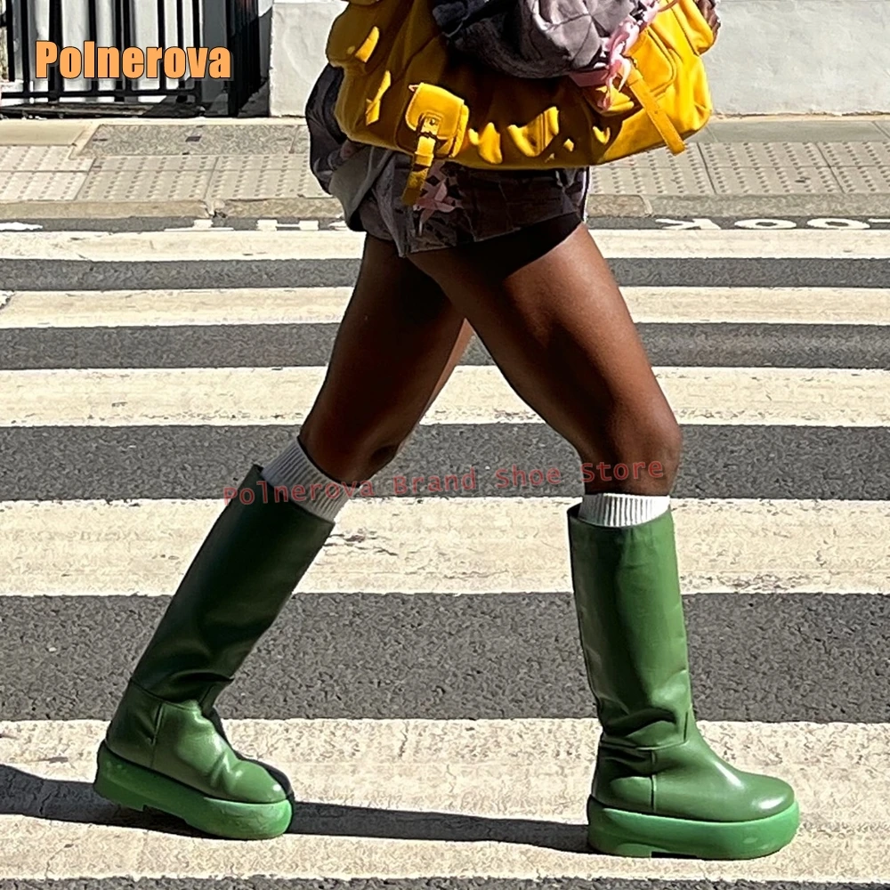 여성 섹시 패션 신발 겨울 트렌드 그린 플랫폼 니하이  - Street Fashion Trends 리뷰 및 가격