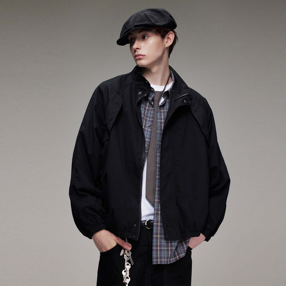 아메리칸 통근자 패션 스탠드 칼라 폭격기 재킷 남자 봄 - Coach Jacket Bomber 리뷰 및 가격