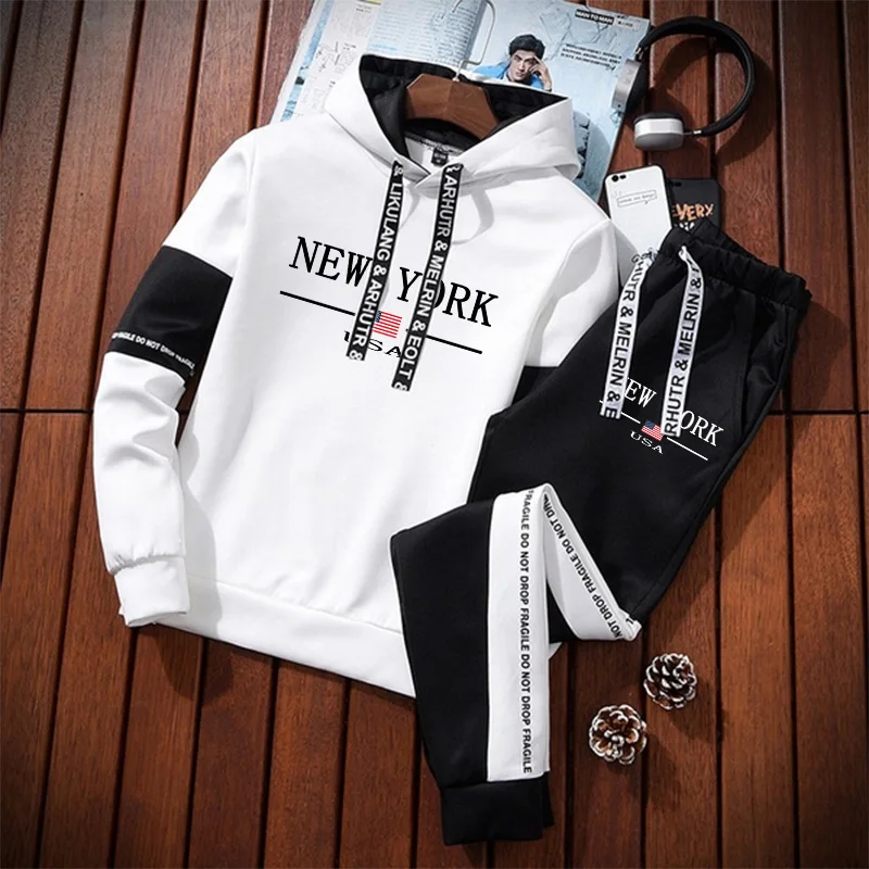 패션 남성 운동복 인쇄 캐주얼 후드 티셔츠 야외 스포츠 - Street Fashion Men 리뷰 및 가격