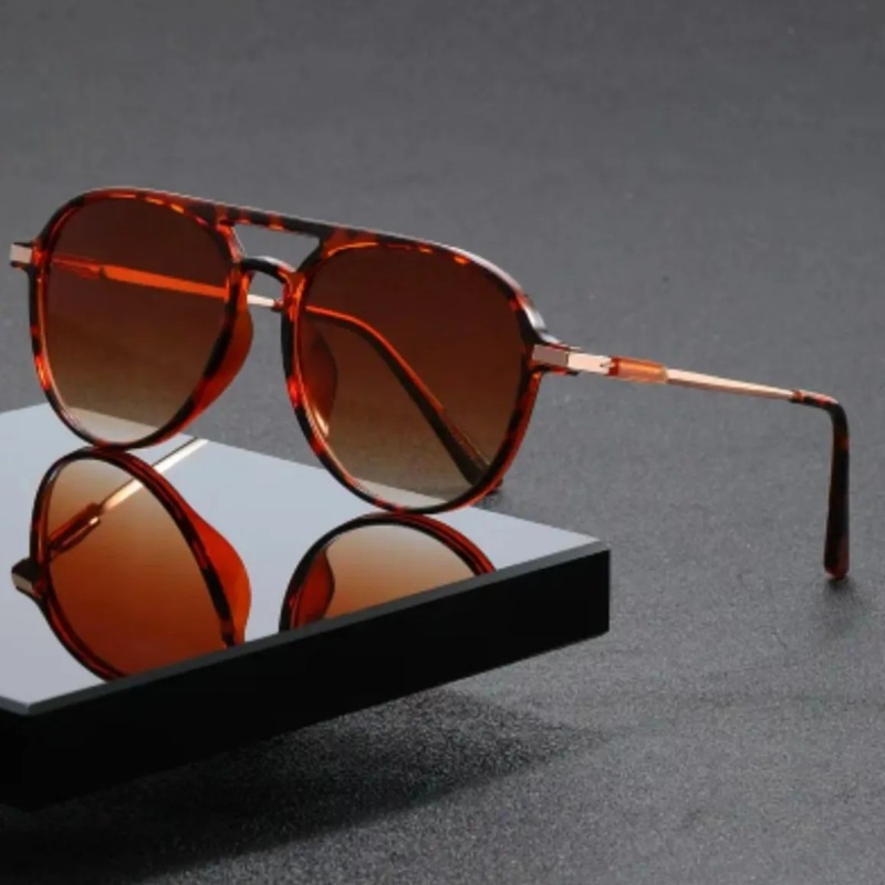 1개 빈티지 파일럿 선글라스 여성 남성 신상 패션 레오 - Street Fashion Glasses 리뷰 및 가격