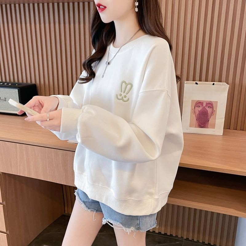 여성용 경량 오버사이즈 크루넥 스웨트셔츠 봄 가을 루즈 - Oversized Crewneck Fleece 리뷰 및 가격