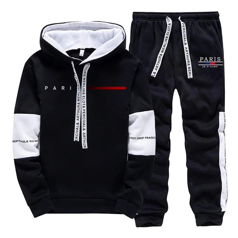 남성 트레이닝복 패션 캐주얼 후드 스웨트셔츠 야외 스포 - Street Fashion Men 리뷰 및 가격