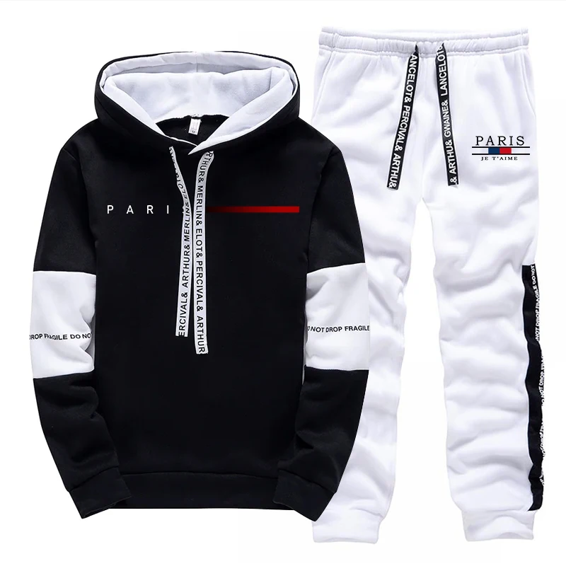 남성 트레이닝복 패션 캐주얼 후드 스웨트셔츠 야외 스포 - Street Fashion Men 리뷰 및 가격