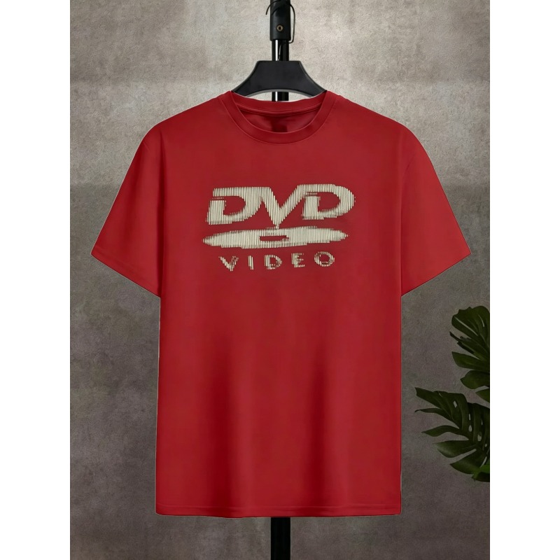 남성용 반팔 티셔츠, Y2K 레트로 DVD 비디오 스트 - Street Fashion Videos 리뷰 및 가격