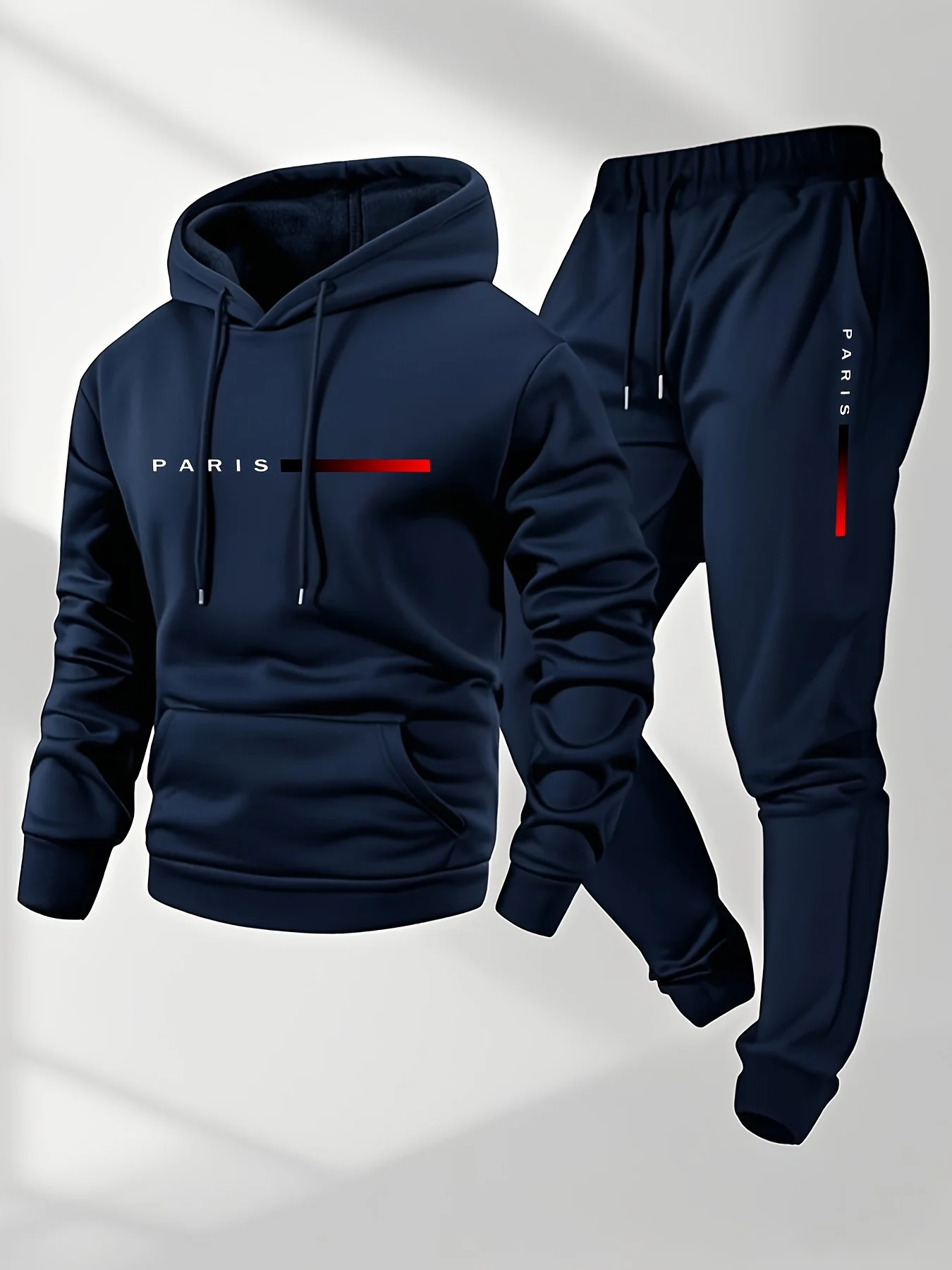새로운 트렌드 스트리트 패션 레터 프린트 스포츠웨어 세 - Street Fashion Men 리뷰 및 가격